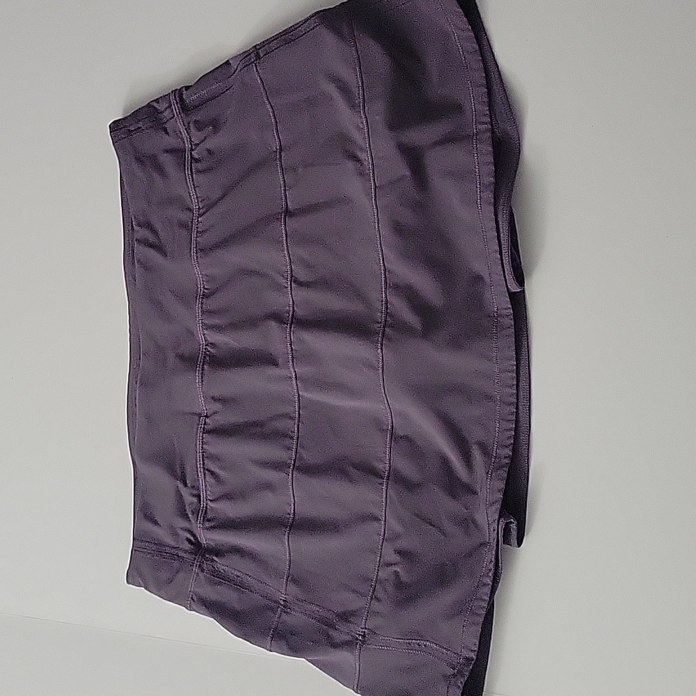 Lululemon Pace Rival Skirt (Tall) *4-way Stretch 15" Graphite Purple Sz 10 Tall - Picture 3 of 11